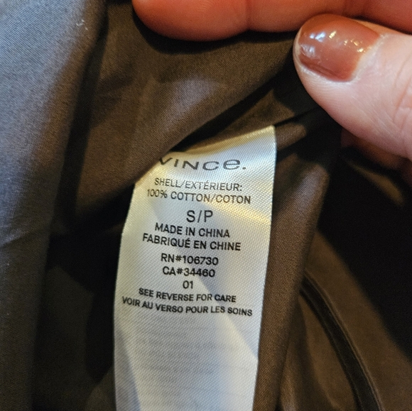 Vince button shirt size s - Picture 4 of 5